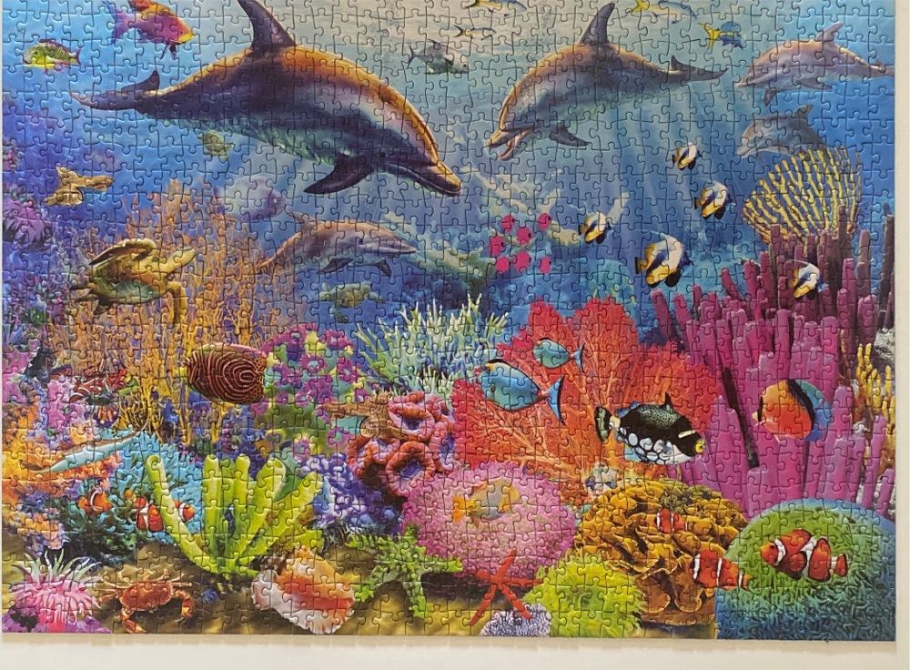Coral Reef - Peter Pauper Press puzzle collectible [Barcode 9781441330543] - Main Image 2