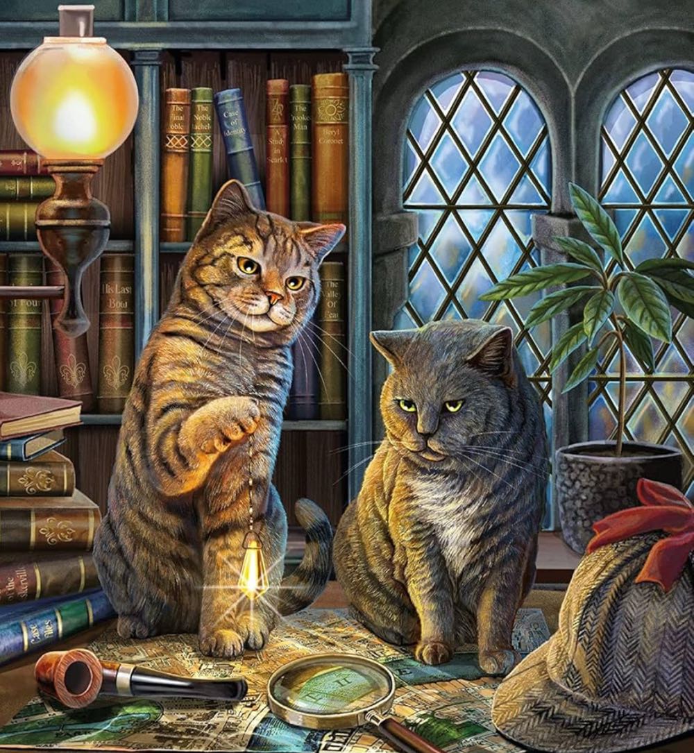 Purrlock Holmes - Ceaco puzzle collectible [Barcode 021081241489] - Main Image 2