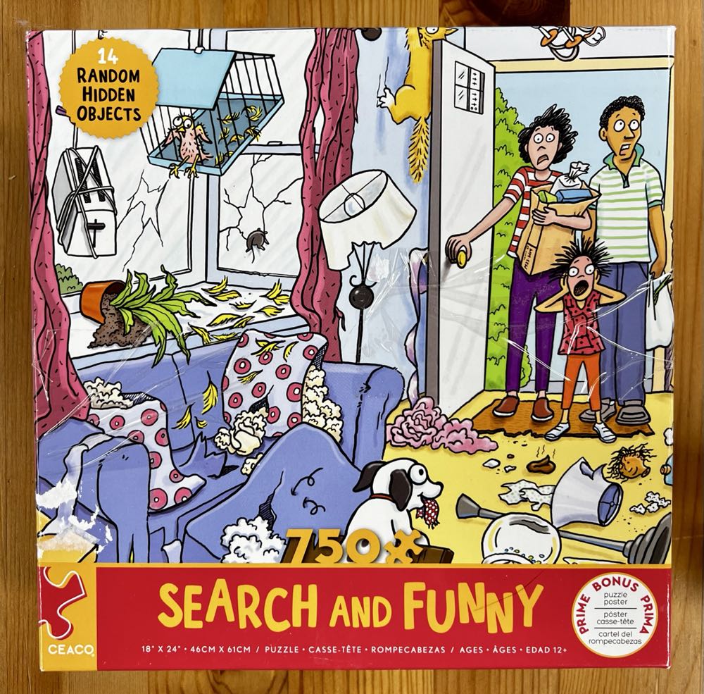 Search And Funny Puppy Love - Ceaco puzzle collectible [Barcode 021081291903] - Main Image 2