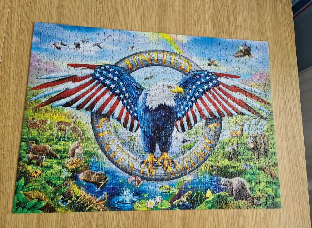Liberty Falls ✅ - Master Pieces Mossy Oak puzzle collectible [Barcode 705988721267] - Main Image 3