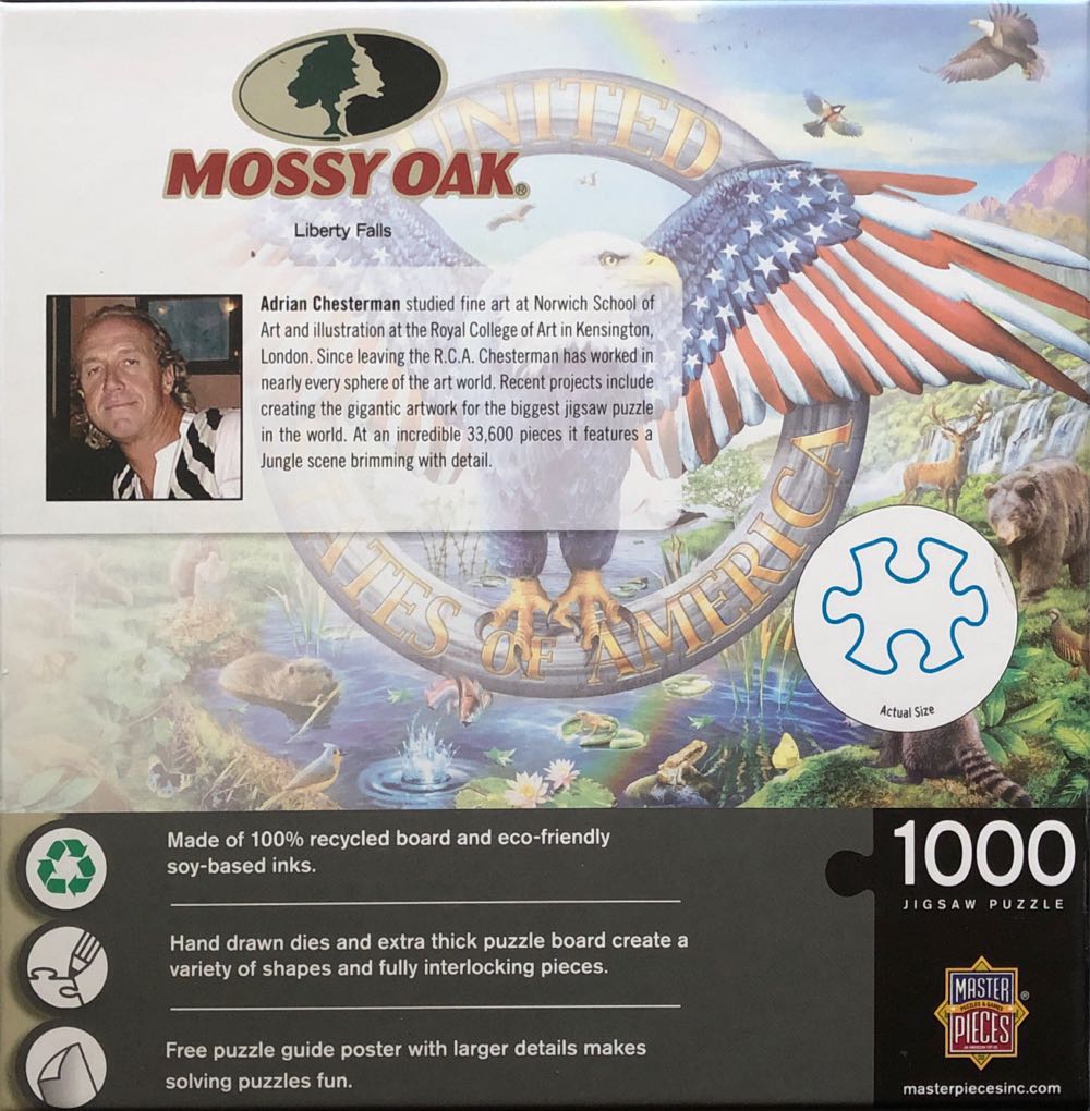 Liberty Falls ✅ - Master Pieces Mossy Oak puzzle collectible [Barcode 705988721267] - Main Image 4