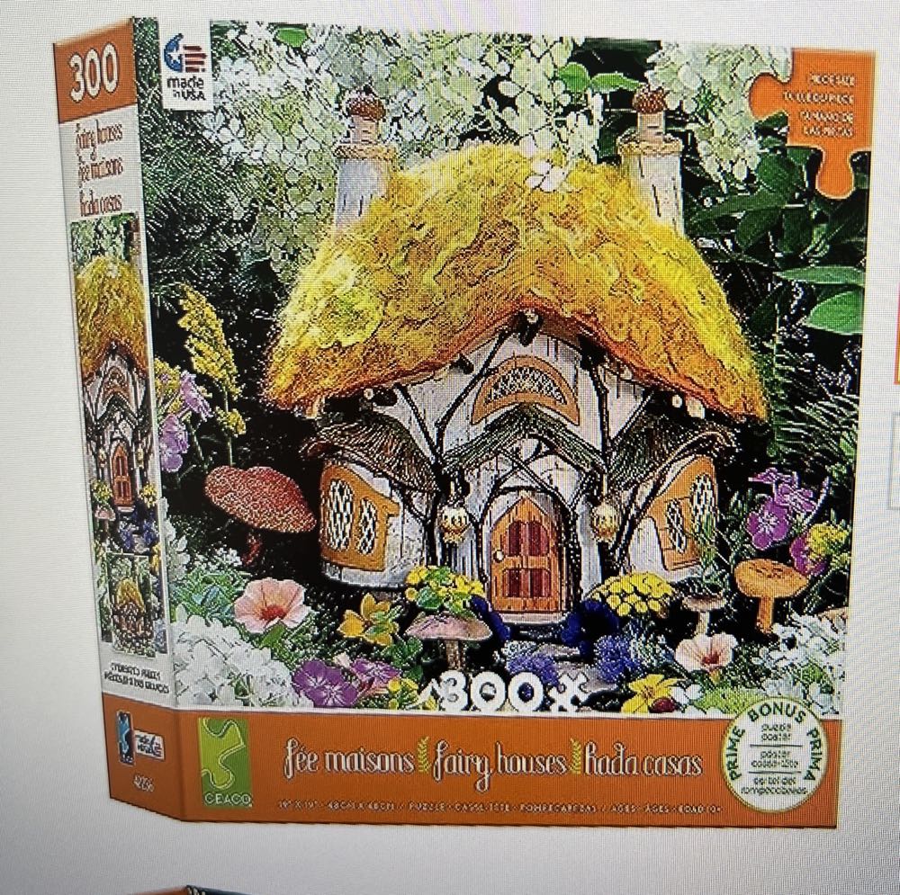 Fairy Houses: Dewdrop Inn - Ceaco puzzle collectible [Barcode 021081221719] - Main Image 3
