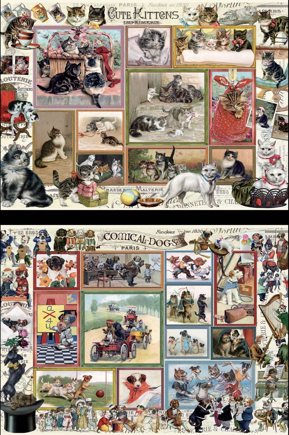 Cute Kittens & Comical Dogs - Anatolian puzzle collectible [Barcode 8698543136113] - Main Image 2