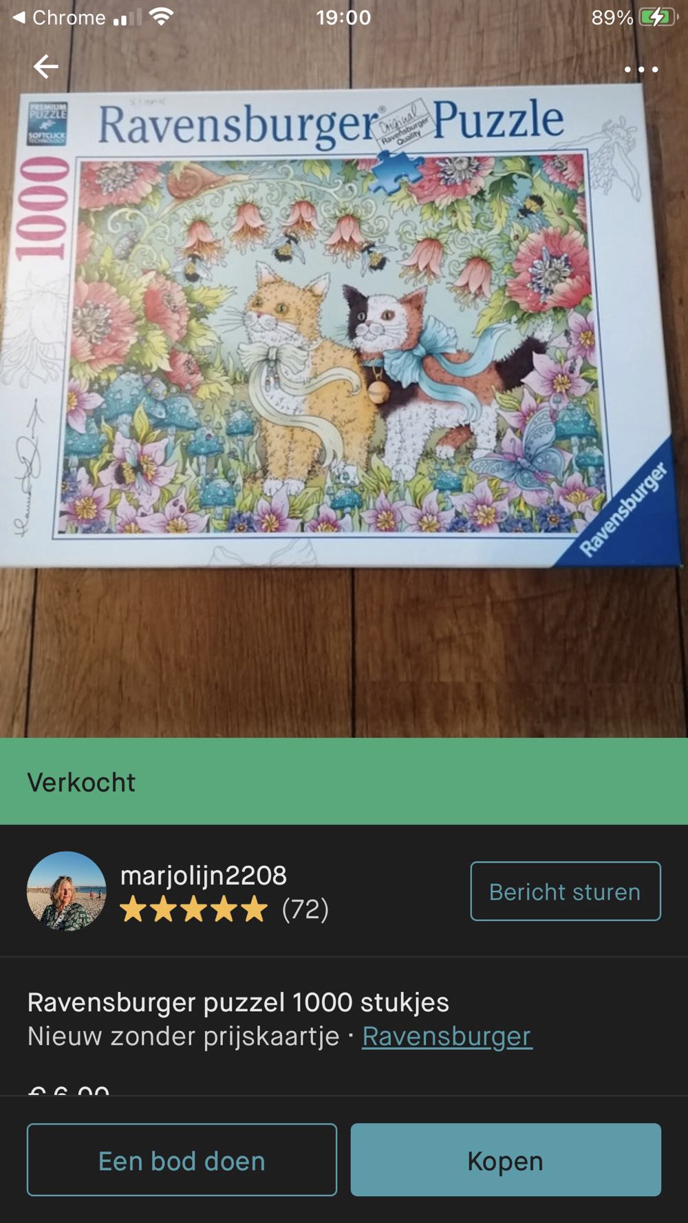 Pretty Kitties - Ravensburger puzzle collectible [Barcode 4005556167319] - Main Image 4