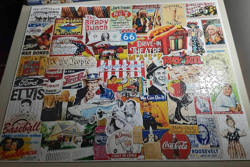 Americana - White Mountain puzzle collectible - Main Image 2