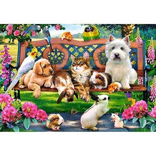 Pets In The Park - Castorland puzzle collectible [Barcode 5904438104406] - Main Image 1