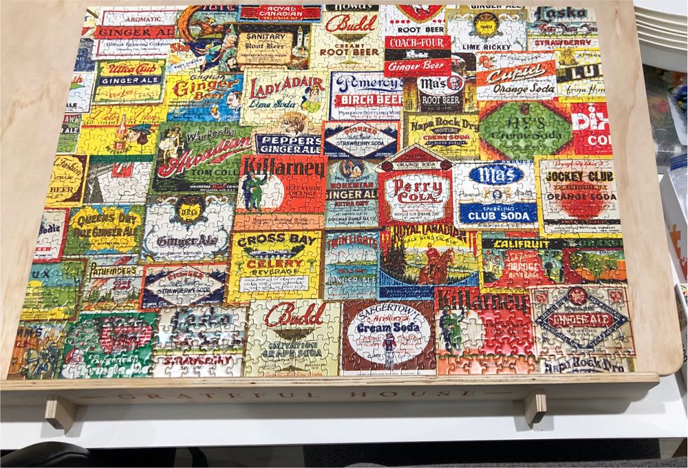 Vintage Sodas Pieces Colorcraft | Puzzle Warehouse - Colorcraft Puzzles 🇺🇸 puzzle collectible [Barcode 850019417180] - Main Image 2