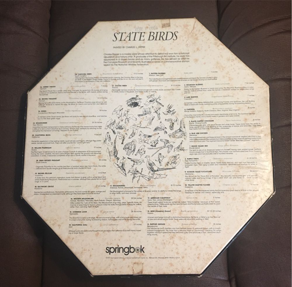 State Birds  - Springbok puzzle collectible - Main Image 2