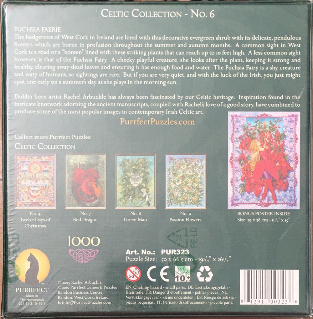 Fuchsia Faerie - Purrfect puzzle collectible [Barcode 812911003236] - Main Image 2