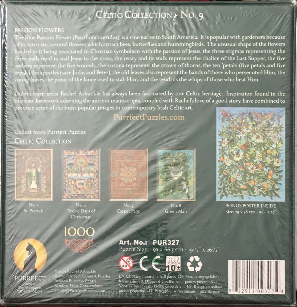 Passion Flowers - Purrfect puzzle collectible - Main Image 2