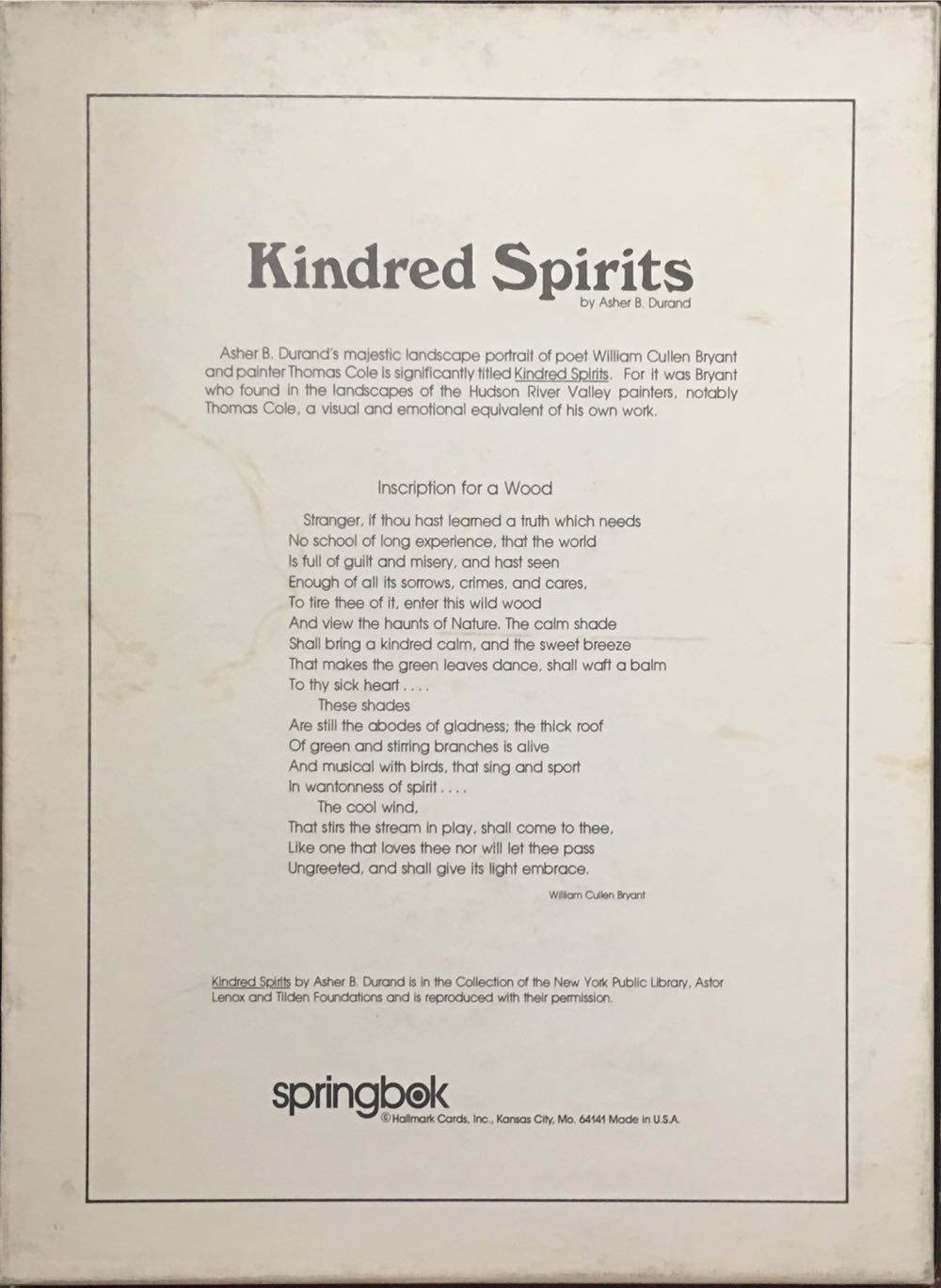 Kindred Spirits - Springbok puzzle collectible - Main Image 2