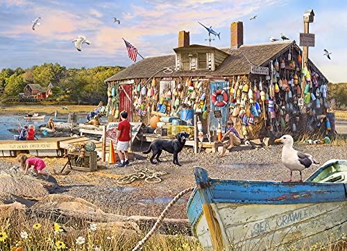 Sure Lox 500 Piece Puzzle Time Together 6 Tabby Kittens In A Yarn Basket New