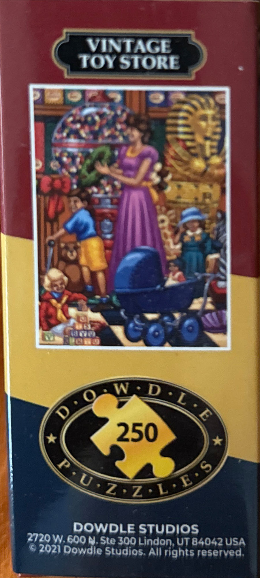 Vintage Toy Store (Mini) - Dowdle Folk Art 🇺🇸 puzzle collectible [Barcode 671095502375] - Main Image 3