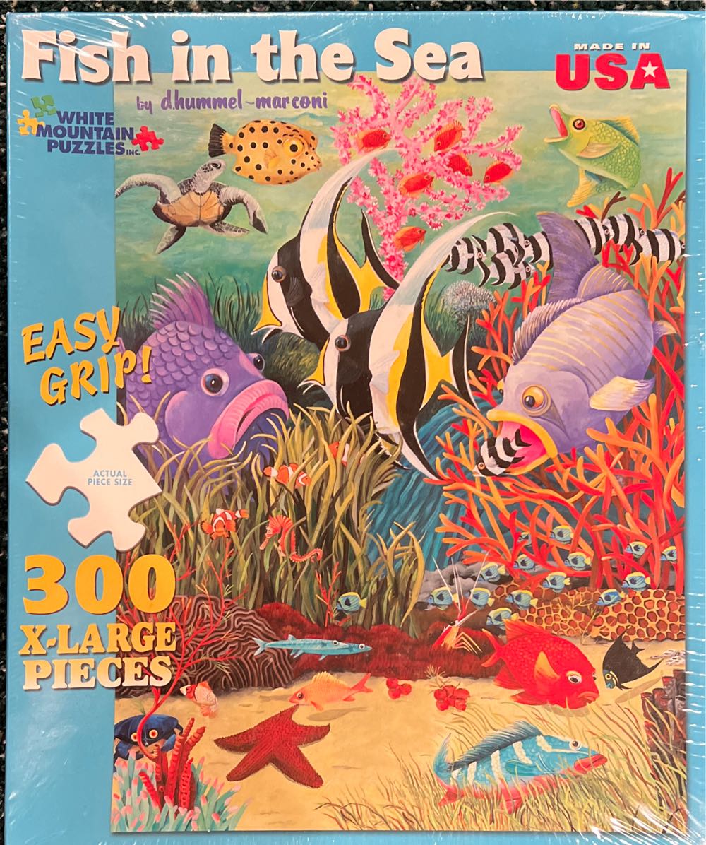 Fish In The Sea - Anne - White Mountain Puzzles puzzle collectible [Barcode 724819251070] - Main Image 1