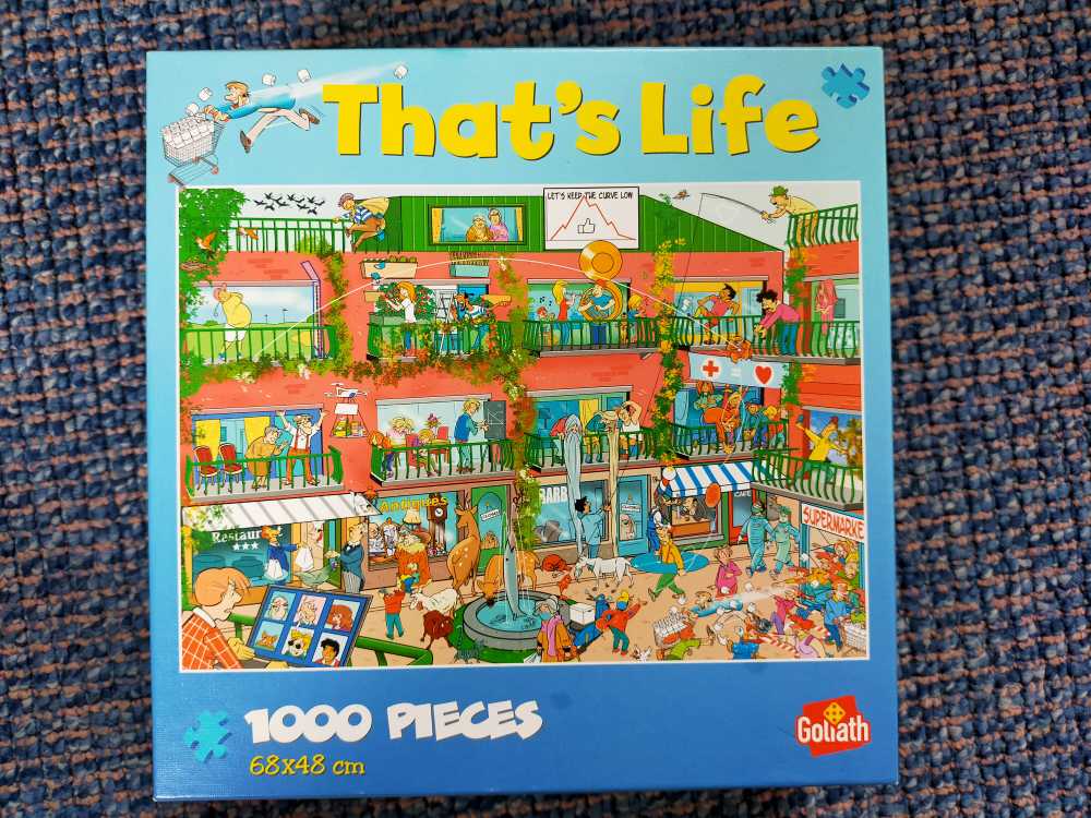 Stay Save / Doe Voorzichtig 🟦 - Goliath That’s life puzzle collectible [Barcode 8720077181984] - Main Image 1