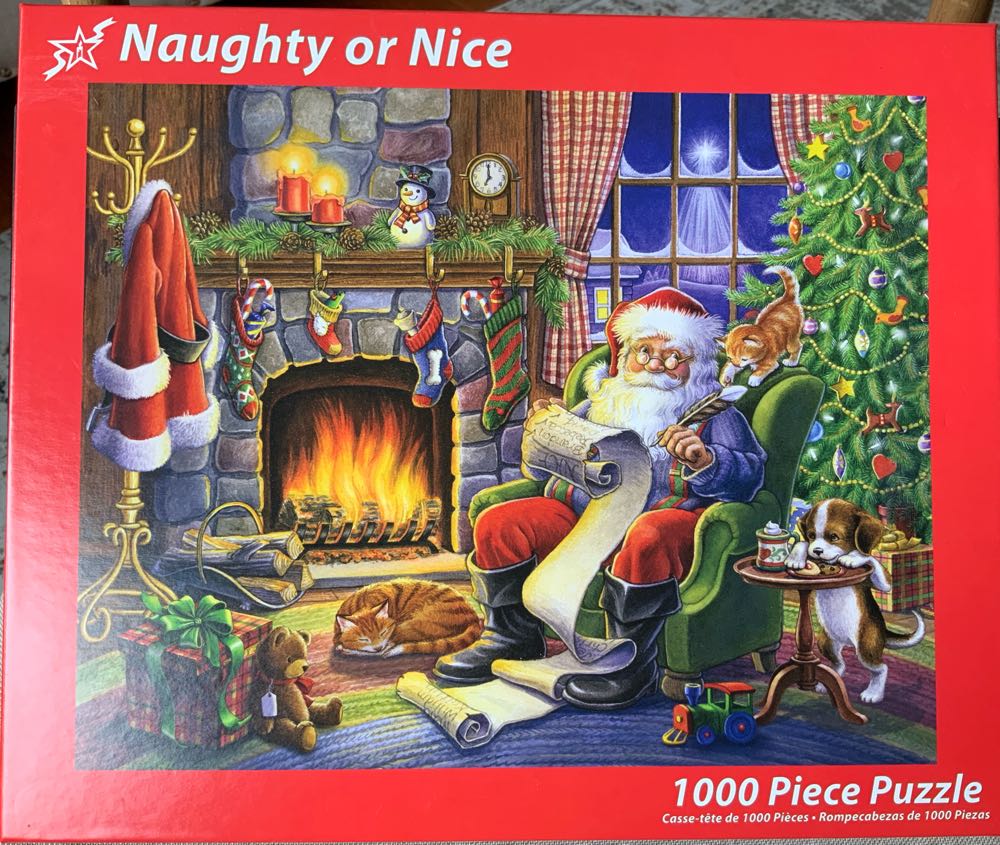 Naughty Or Nice - Vermont Christmas Company puzzle collectible [Barcode 871241009882] - Main Image 2