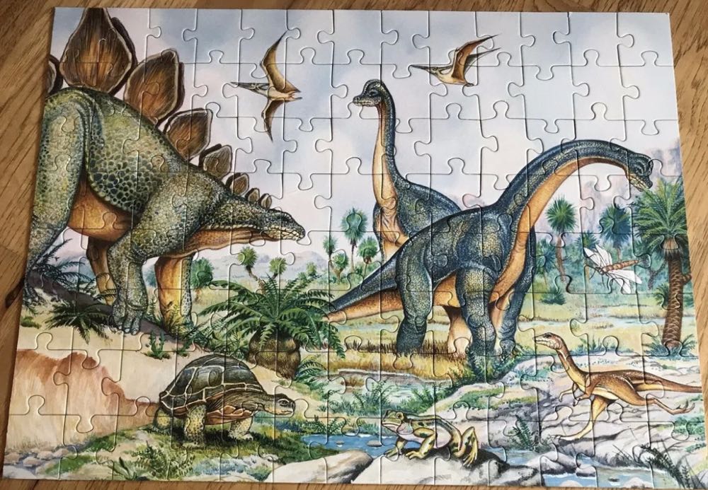 Land Of The Dinosaurs-SOLD - Ravensburger puzzle collectible [Barcode 4005556108589] - Main Image 2