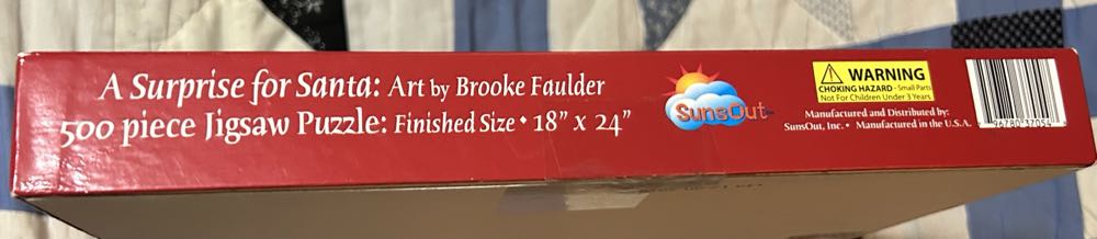 A Surprise For Santa  - Sold To Adam Fishman - SunsOut 🇺🇸 puzzle collectible [Barcode 796780370548] - Main Image 2