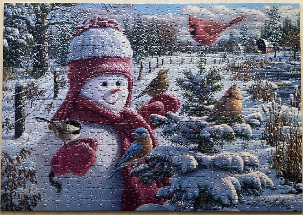 Snowbaby Grace - Buffalo puzzle collectible [Barcode 079346038763] - Main Image 2