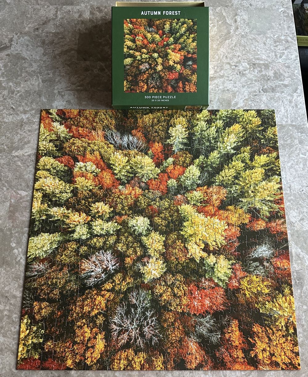 Autumn Forest - Galison puzzle collectible [Barcode 9780735371200] - Main Image 2
