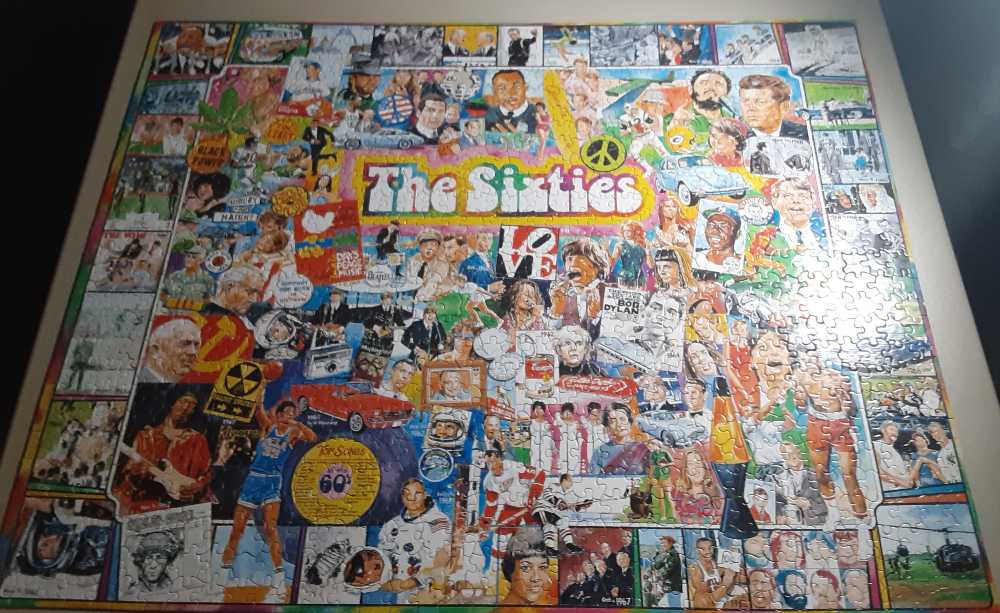 The 1960’s - White Mountain Puzzles puzzle collectible [Barcode 724819249305] - Main Image 2
