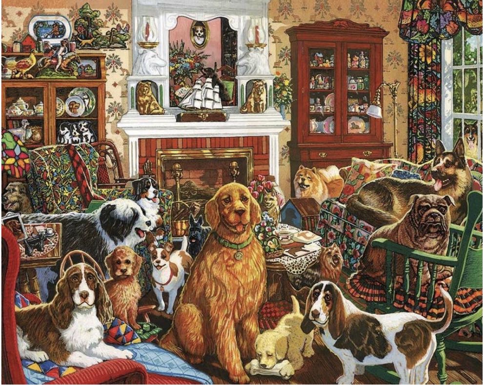 Dog House - White Mountain puzzle collectible [Barcode 724819253548] - Main Image 2