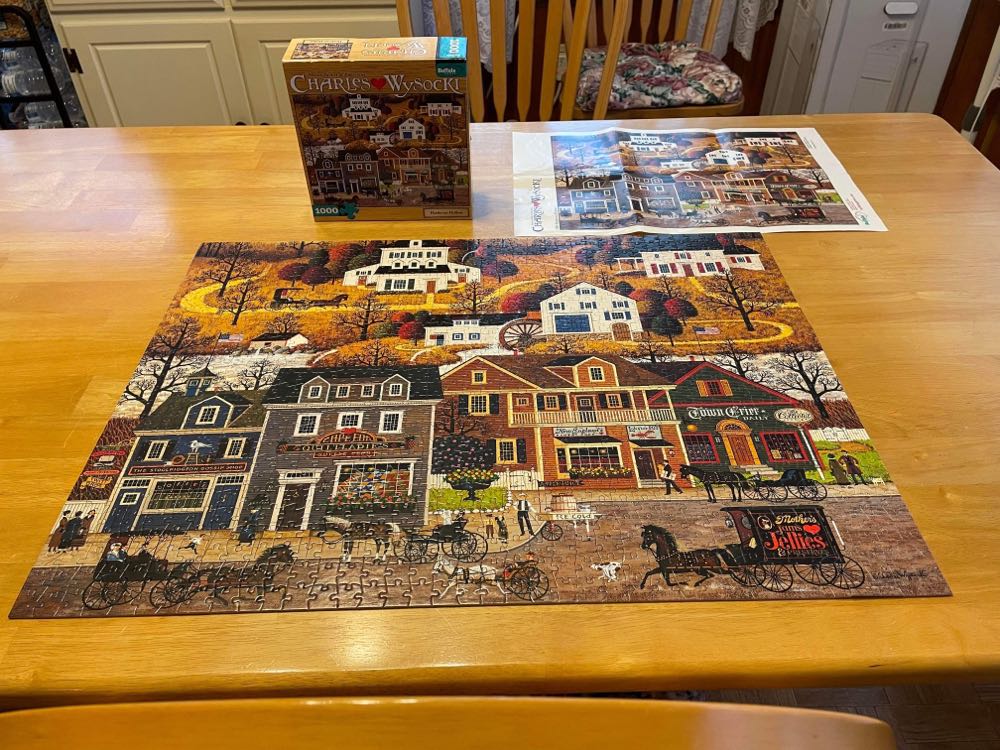 Hawkriver Hollow - Buffalo Charles Wysocki puzzle collectible - Main Image 2