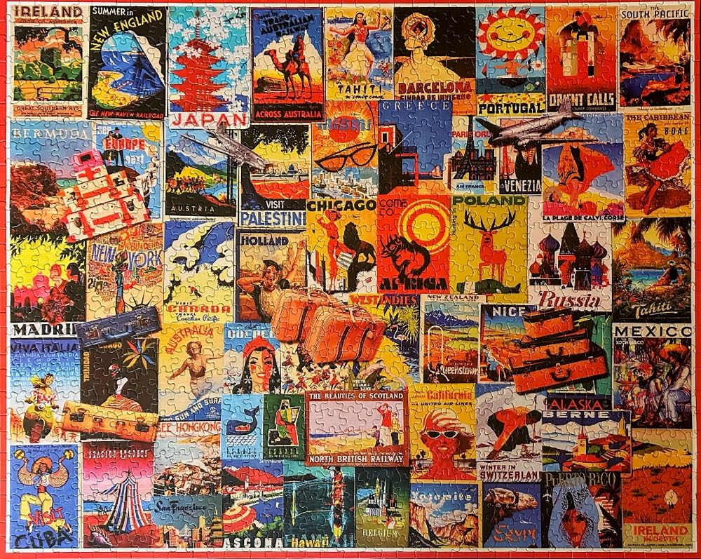 Travel Dreams-LM - White Mountain Puzzles puzzle collectible - Main Image 2