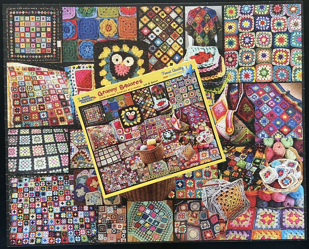 Granny Squares**- 394, 5/8/23-TRADED - White Mountain puzzle collectible - Main Image 4