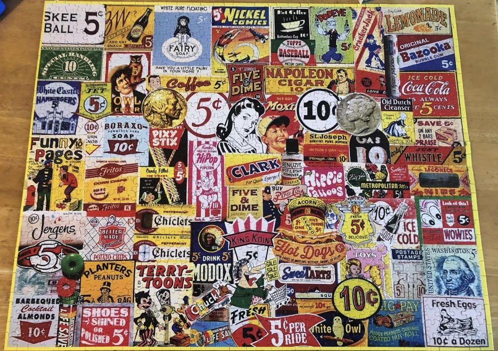 Five and Dime - White Mountain puzzle collectible [Barcode 724819265701] - Main Image 3