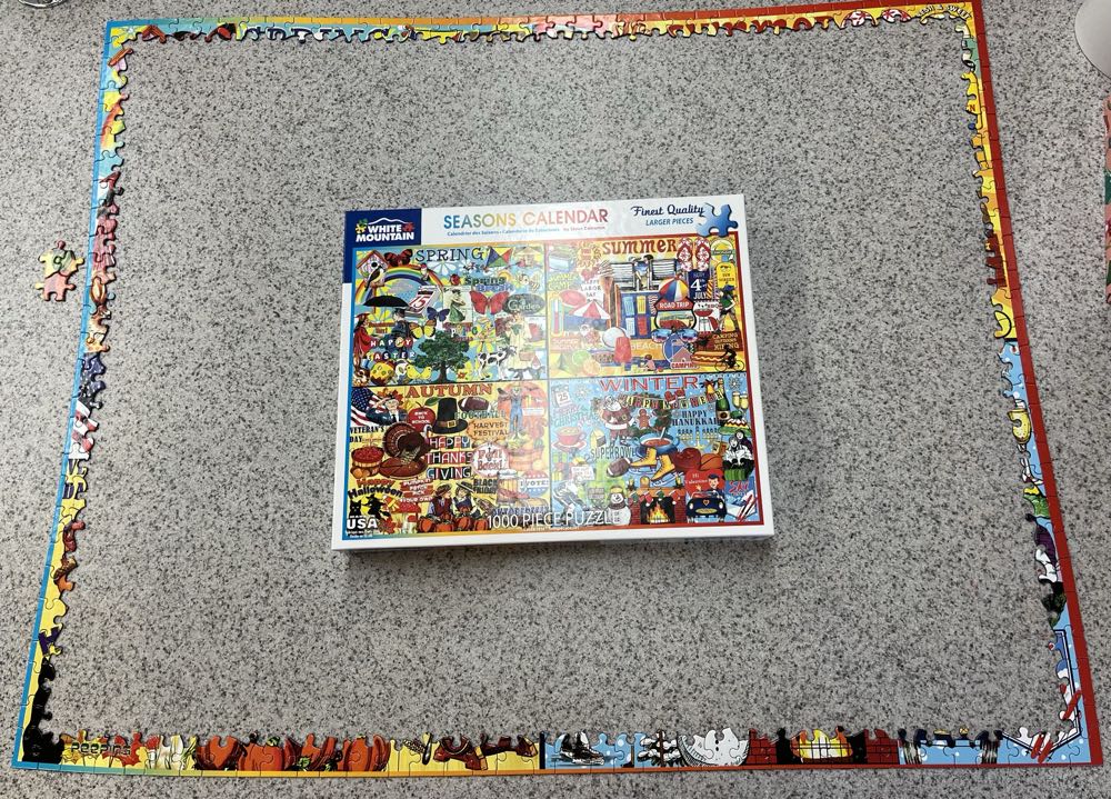 SELL-Seasons Calendar - White Mountain puzzle collectible [Barcode 724819265664] - Main Image 4
