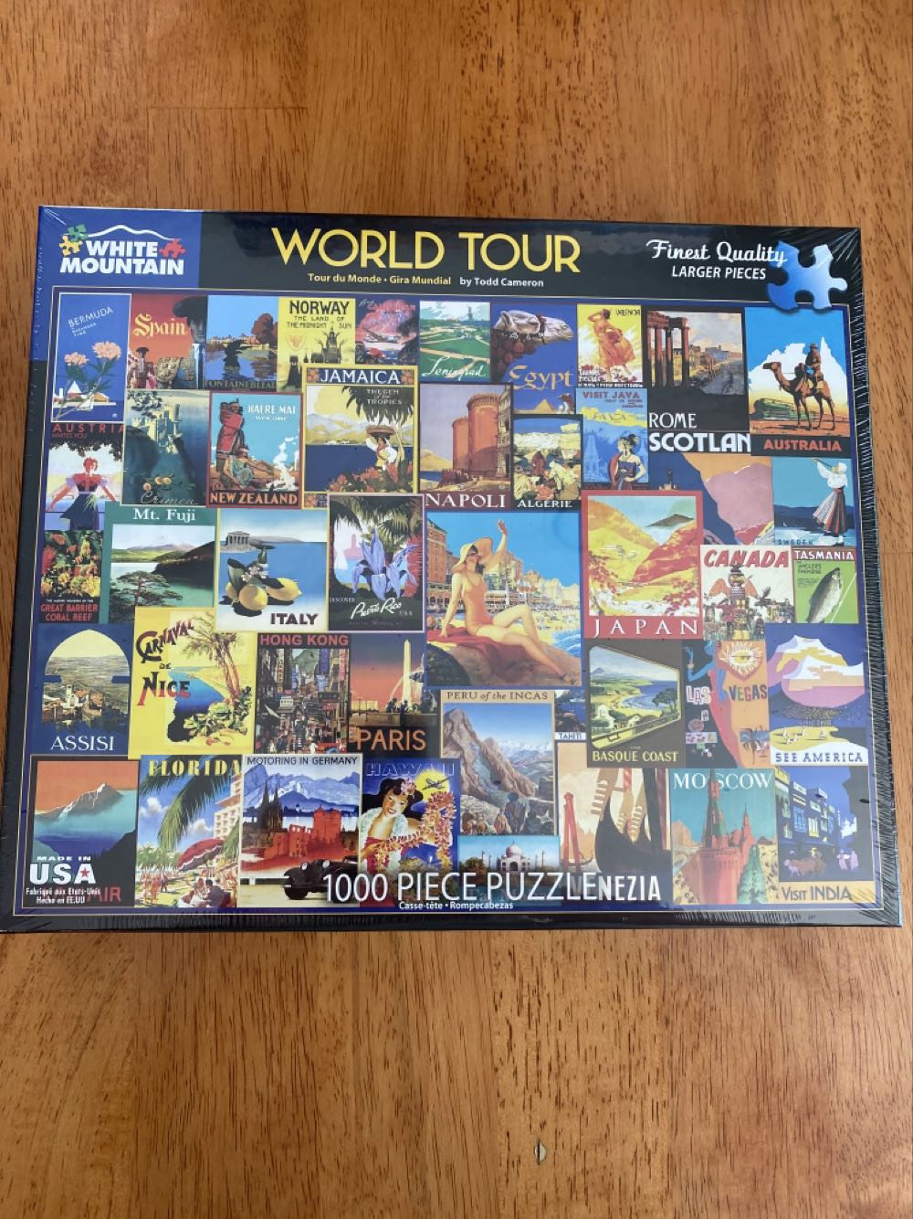 World Tour - White Mountain puzzle collectible [Barcode 724819265640] - Main Image 2