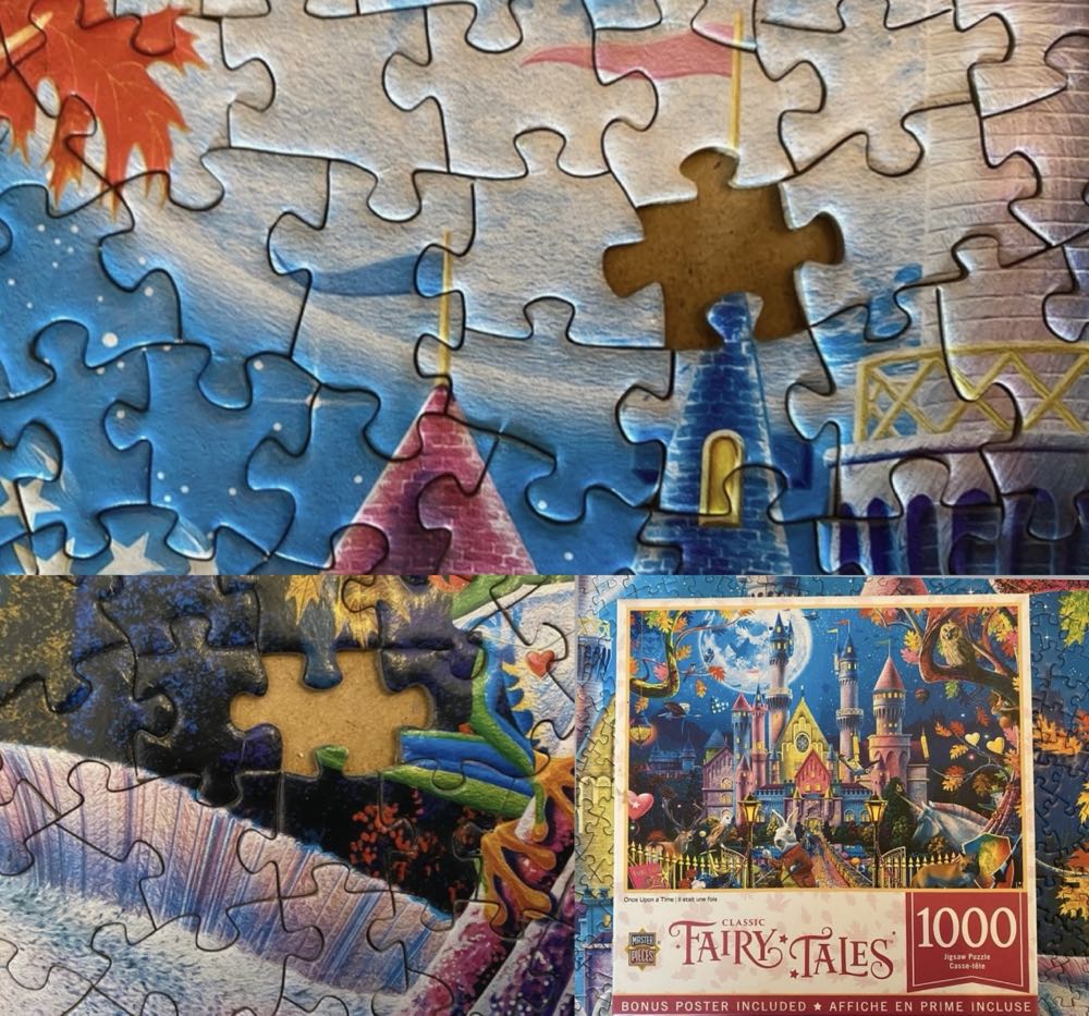 *Once Upon A Time  - Master Pieces Fairy Tales puzzle collectible [Barcode 705988722363] - Main Image 4