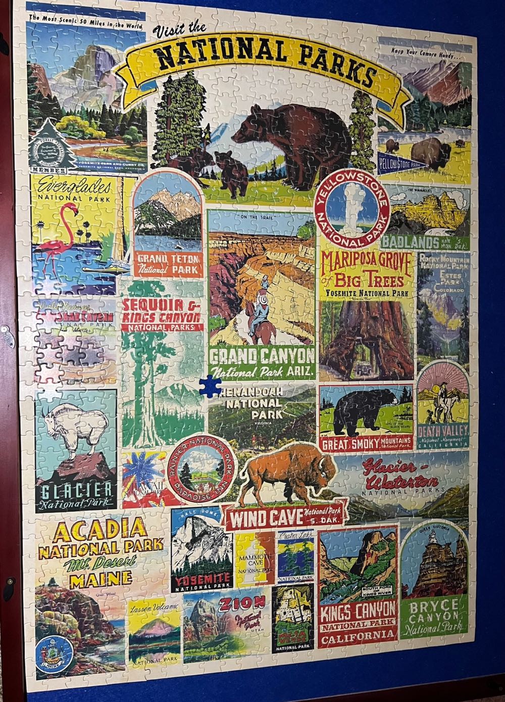 Ceaco—National Parks - Ceaco puzzle collectible [Barcode 6982343242443] - Main Image 2