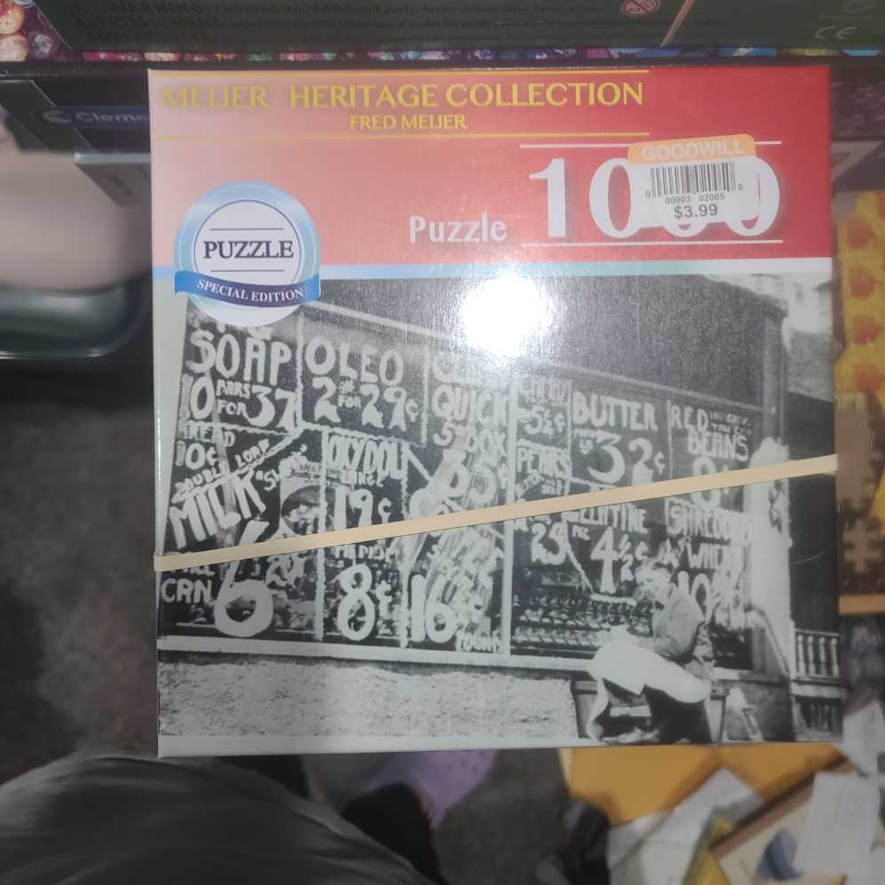 Fred Meijer Heritage Collection Piece Complete Fred  puzzle collectible [Barcode 708820160644] - Main Image 1