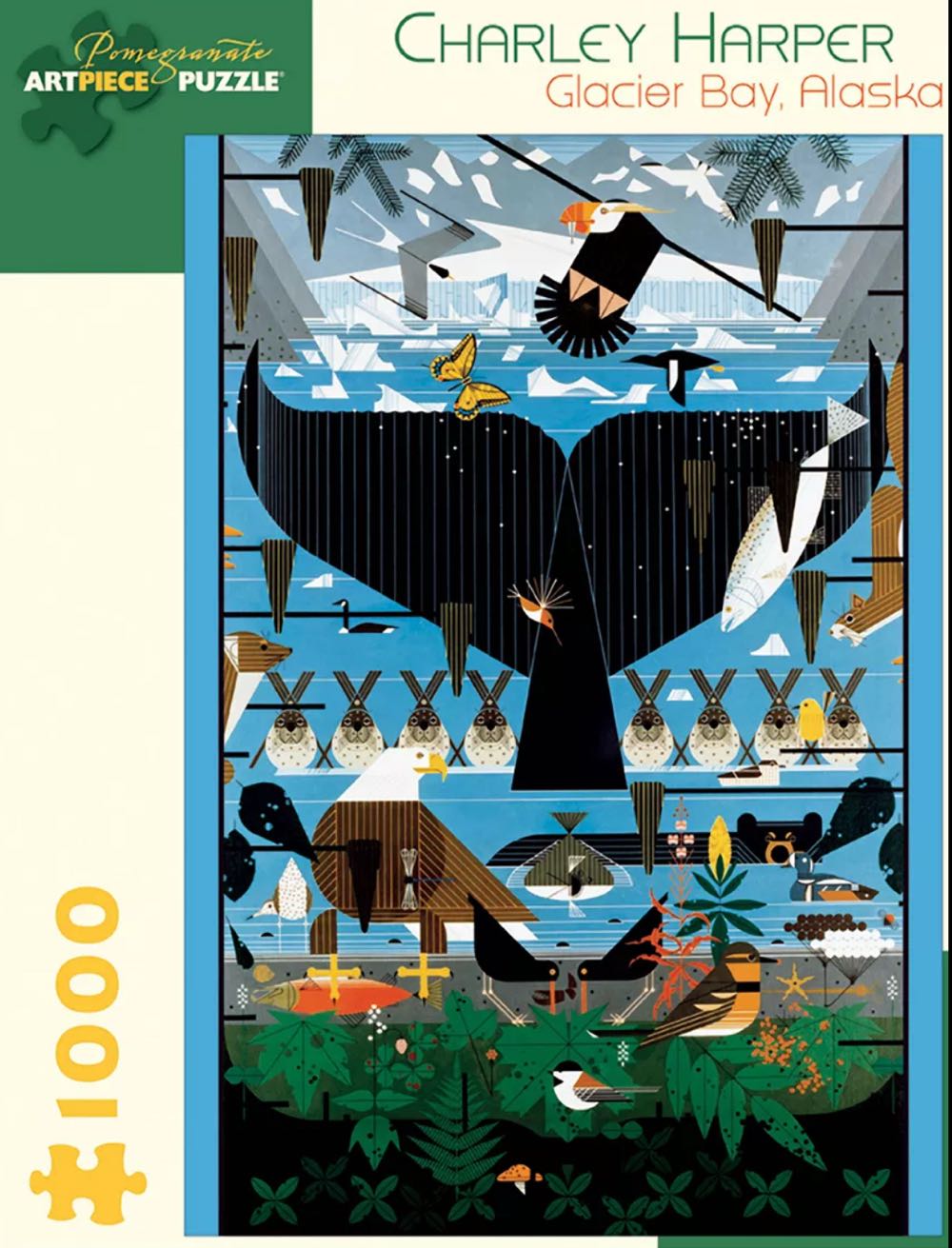 Glacier Bay, Alaska✅ - Pomegranate puzzle collectible [Barcode 717195233990] - Main Image 2