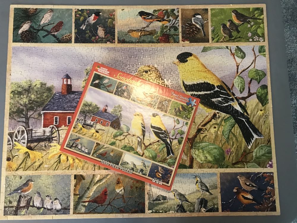 Songbirds*- 45, 9/8/20-SOLD - White Mountain puzzle collectible - Main Image 2