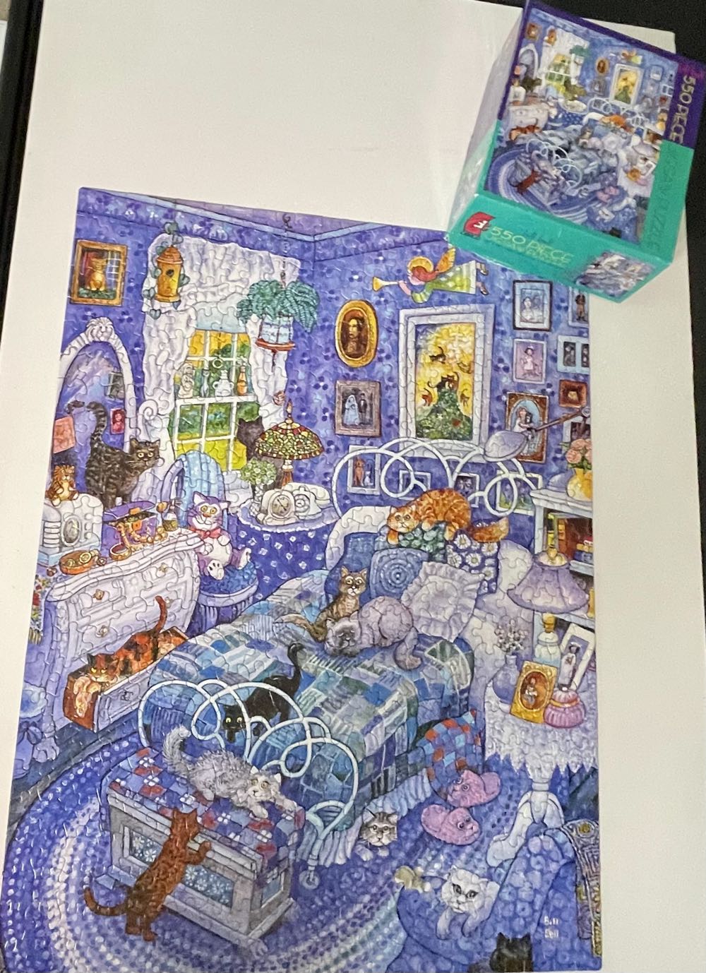 Patchwork Cats - Ceaco 🇺🇸 puzzle collectible [Barcode 021081023436] - Main Image 3