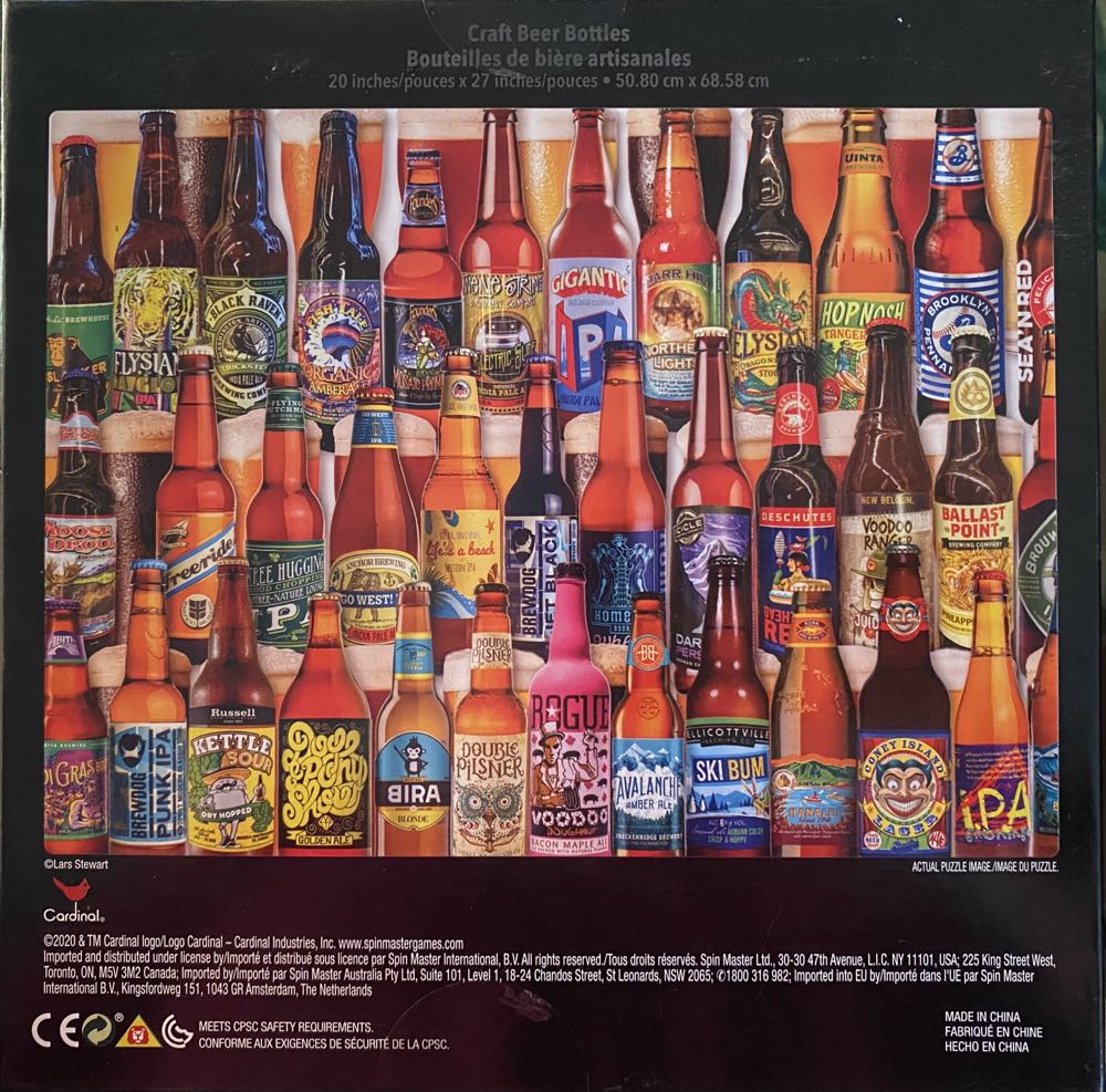 Craft Beer Bottles - Cardinal puzzle collectible - Main Image 2