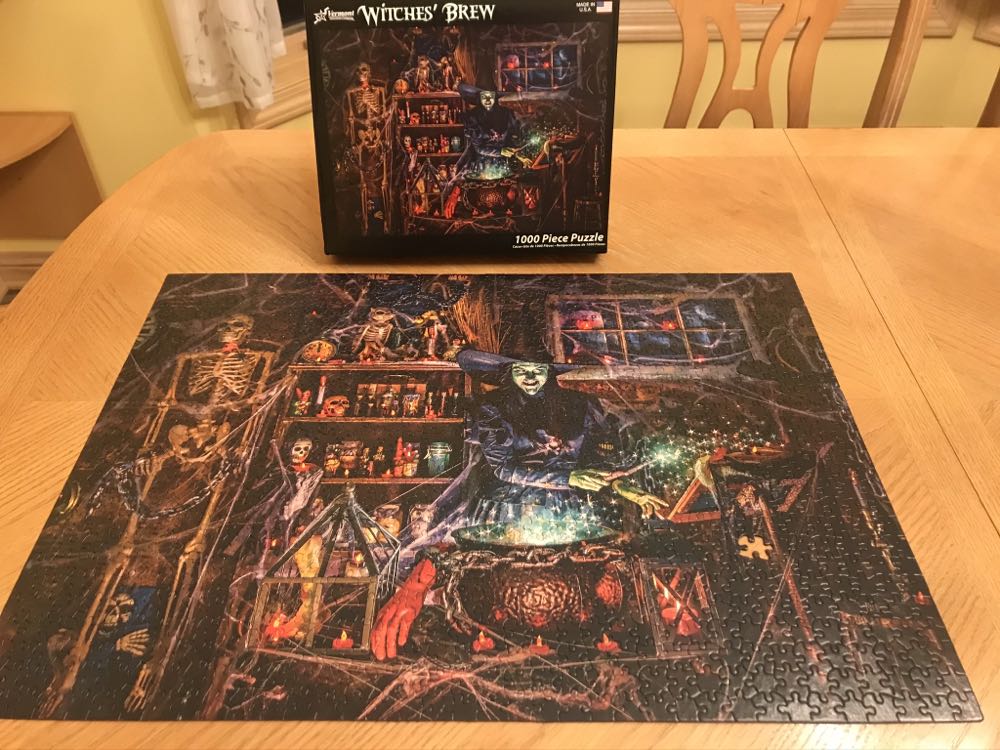 Witches Brew - 64, 11/9/20 - Vermont Christmas  Company puzzle collectible - Main Image 2