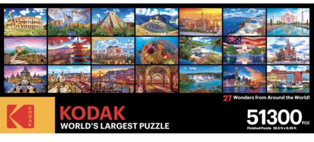 27 Wonders From Around The World - Kodak puzzle collectible - Main Image 2