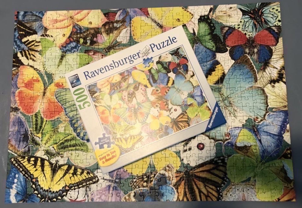 Butterflies - 81, 1/1/21-SOLD - Ravensburger puzzle collectible - Main Image 4