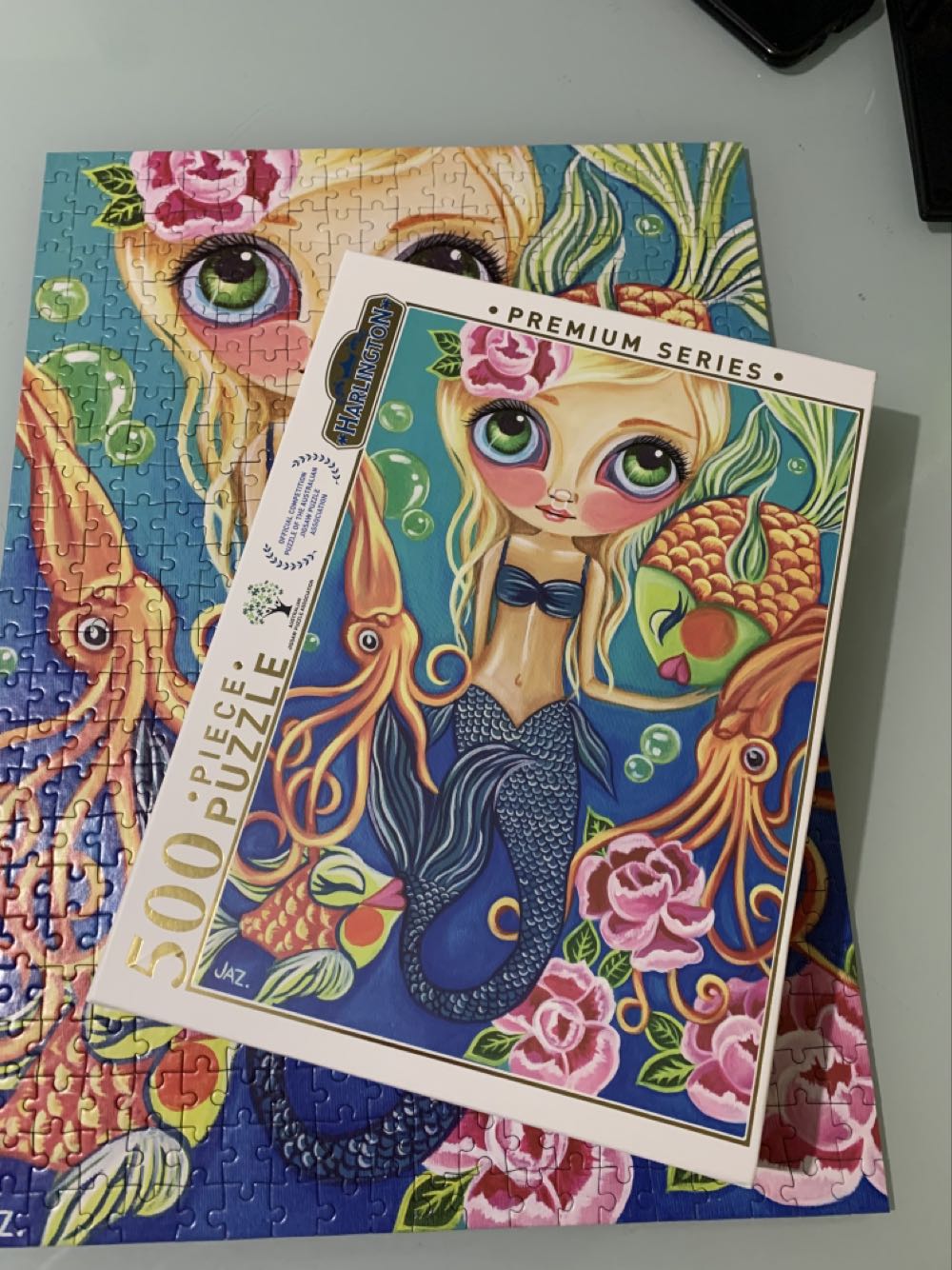 Aquatic Mermaid - Harlington puzzle collectible [Barcode 9317762196409] - Main Image 2