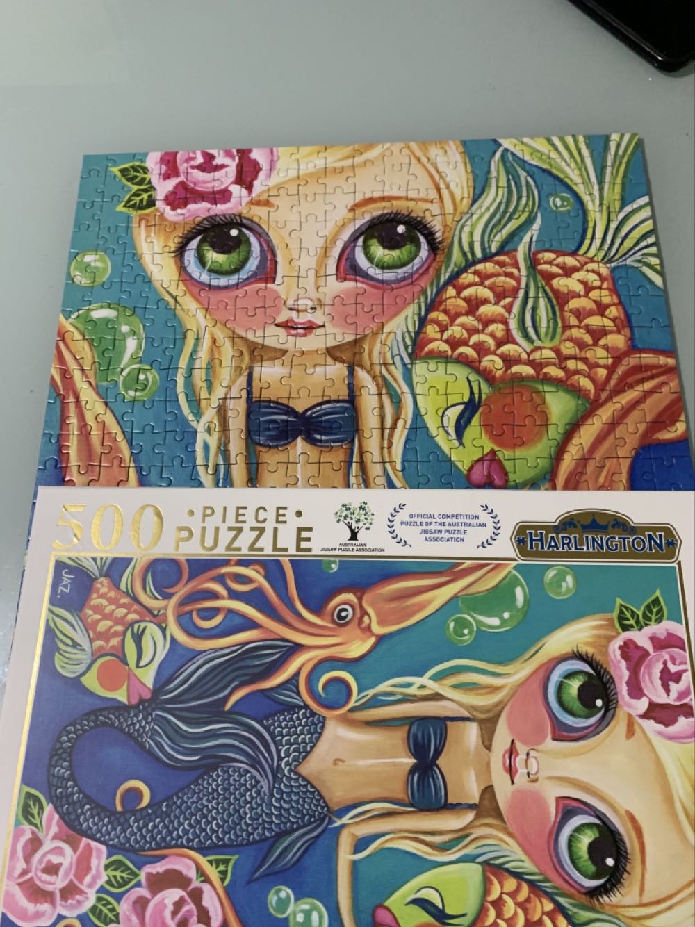 Aquatic Mermaid - Harlington puzzle collectible [Barcode 9317762196409] - Main Image 3