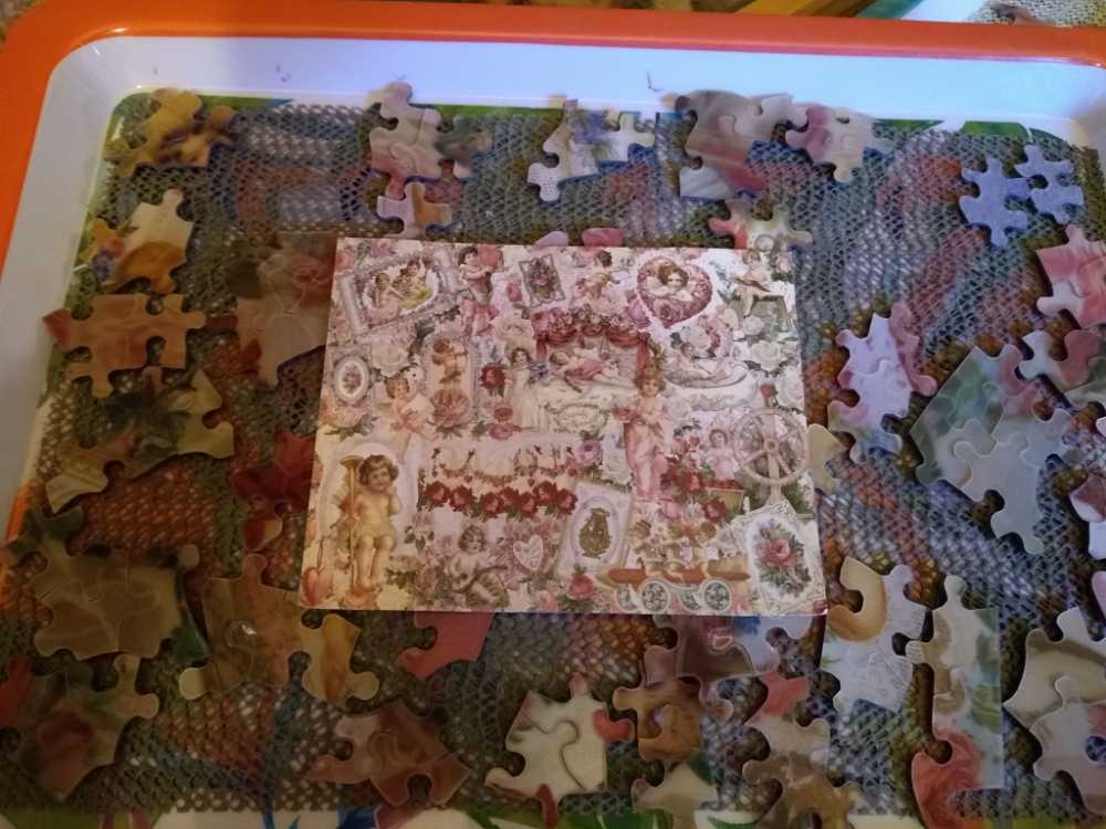 Cherubs & Roses Vintage 3d Puzzle - Barnes and  Noble Inc. puzzle collectible [Barcode 9781615569939] - Main Image 3