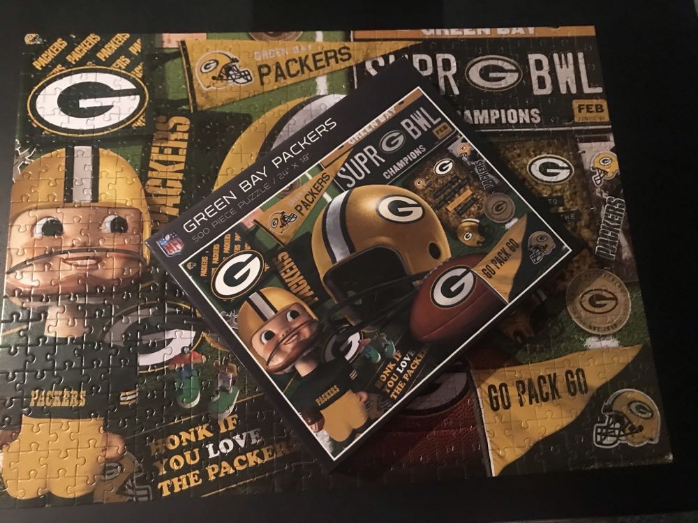 Green Bay Packers - 180, 1/2/22-SOLD - Youthefan puzzle collectible - Main Image 3