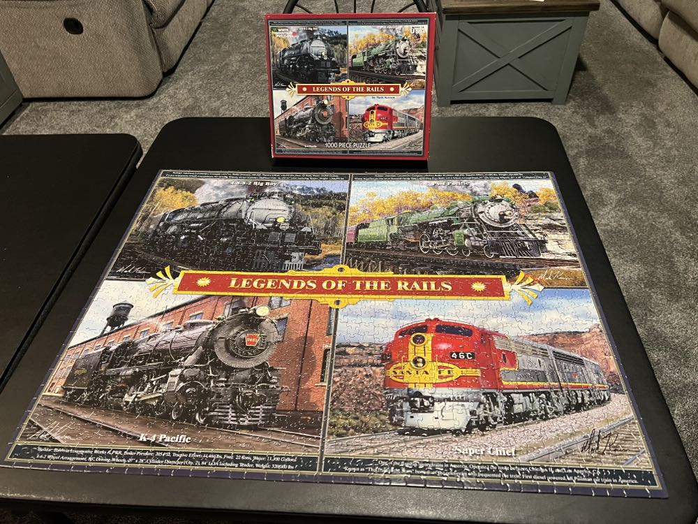 Legends Of The Rails - White Mountain puzzle collectible - Main Image 2