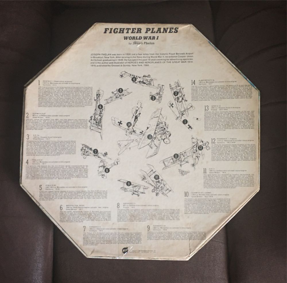 Fighter Planes World War I - Octagon - Springbok puzzle collectible - Main Image 2