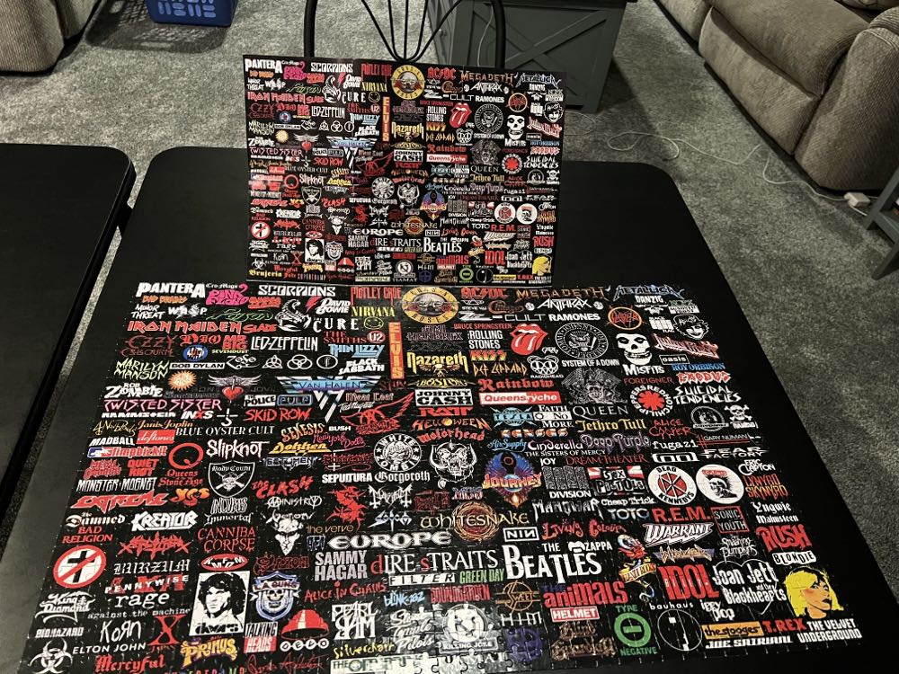 Rock Band Logos - 199, 3/30/22-SOLD - Unknown 🤷🏻‍♀️ puzzle collectible - Main Image 2