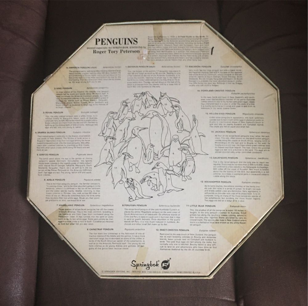 Penguins - Octagon - Springbok puzzle collectible - Main Image 2